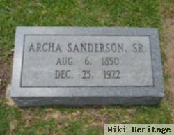 Archie Sanderson, Sr