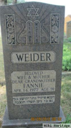 Fannie Weider