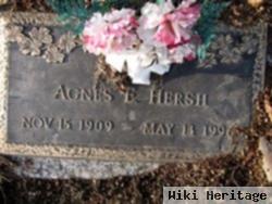 Agnes E Hersh