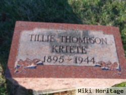 Tillie M. Thompson Kriete