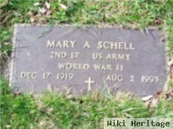 Lieut Mary A Schell