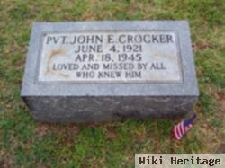 Pvt John Everett Crocker