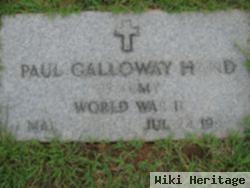 Paul Galloway Hand