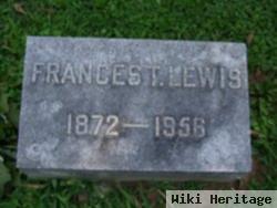 Frances T. "fannie" Lewis