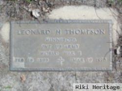 Leonard Herbert Thompson