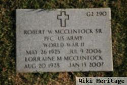 Robert W Mcclintock, Sr