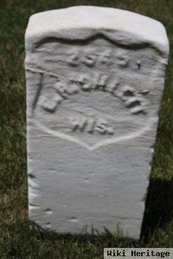 Pvt Elihu R Gillett