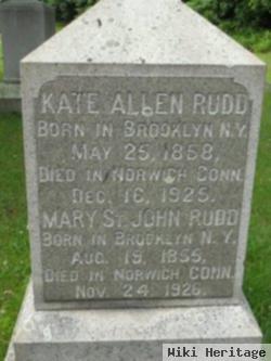 Mary St. John Rudd