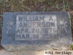 William A Anderson