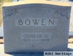 Geneva G. Bowen