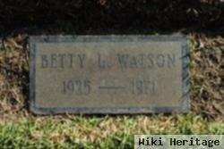 Betty Lou Coplen Watson