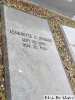 Leverette G Jenkins