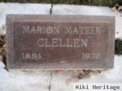 Marion Mateer Clellen