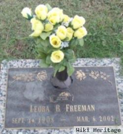 Leora B Freeman