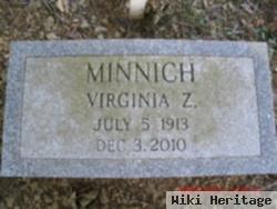 Virginia Z. "ginny" Zook Minnich