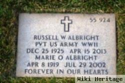 Russell W Albright