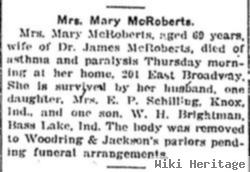 Mary Mcrobert