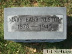 Mary Babb Alston