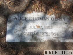 Alice Dudman Olney