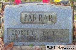 Betty A. Farrar