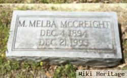 M Melba Mccreight