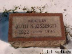 Ruth N Kissinger