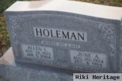 June A. Ritter Holeman