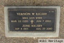 Vernon W Rigsby