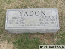 John M Yadon