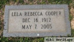 Lela Rebecca "becky" May Cooper