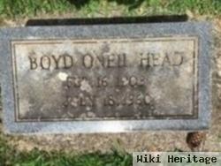 Boyd O'neil Head