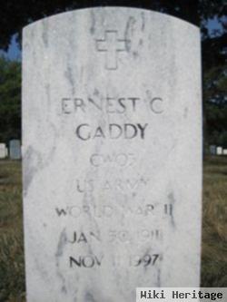 Ernest C Gaddy