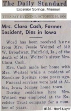 Clara J Kyle Cash