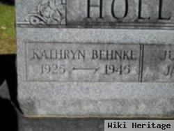 Kathryn Mae Hollis Behnke