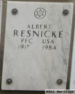 Pfc Albert Resnicke