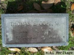 Thomas E Cope, Sr