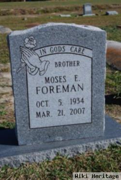 Moses E. Foreman