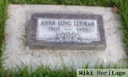 Mrs Anna Long Lehman