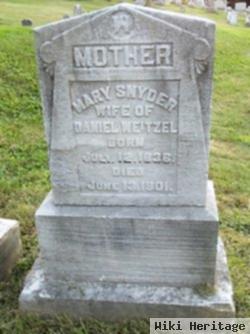 Mary Snyder Weitzel