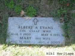 Albert A Evans