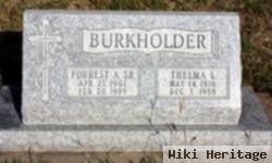 Forrest A Burkholder, Sr