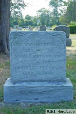 Margaret Mcallen Mathewson Buchanan