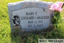 Mary F Lockard Anacker