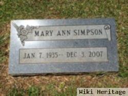 Mary Ann Mattox Simpson