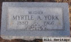 Myrtle A York