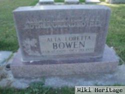 Alta Loretta Bowen