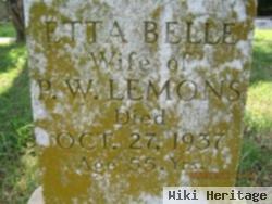 Etta Belle Witt Lemons