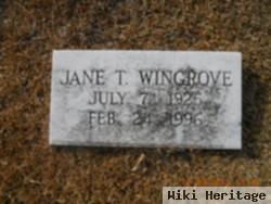 Jane Elizabeth Thomas Wingrove