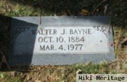 Walter J Bayne