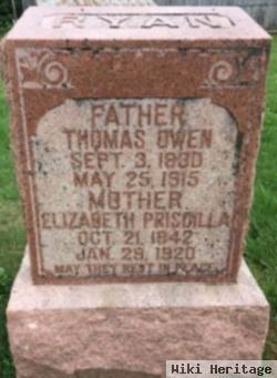 Elizabeth Priscilla Beaven Ryan